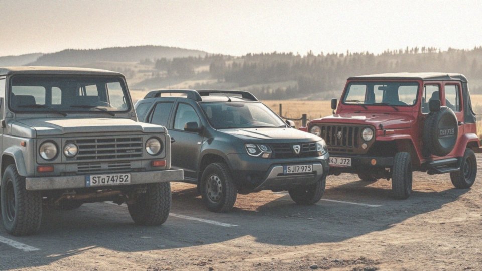 Jakie są rodzaje samochodów terenowych 4x4 w różnych cenach?