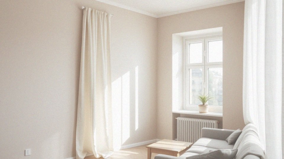 Jak umiejscowienie zasłony z jednej strony okna wpływa na aranżację wnętrza?