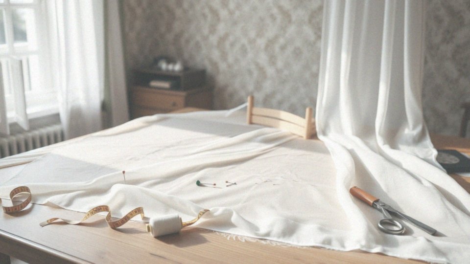 Jak uszyć firankę na skośne okno krok po kroku?