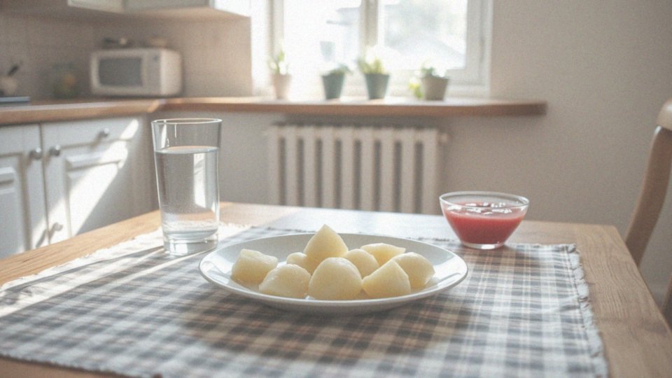 Jakie są zasady spożywania ziemniaków w dniu przygotowań do badania?