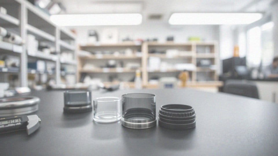 Jakie materiały są używane do produkcji szkieł cylindrycznych?